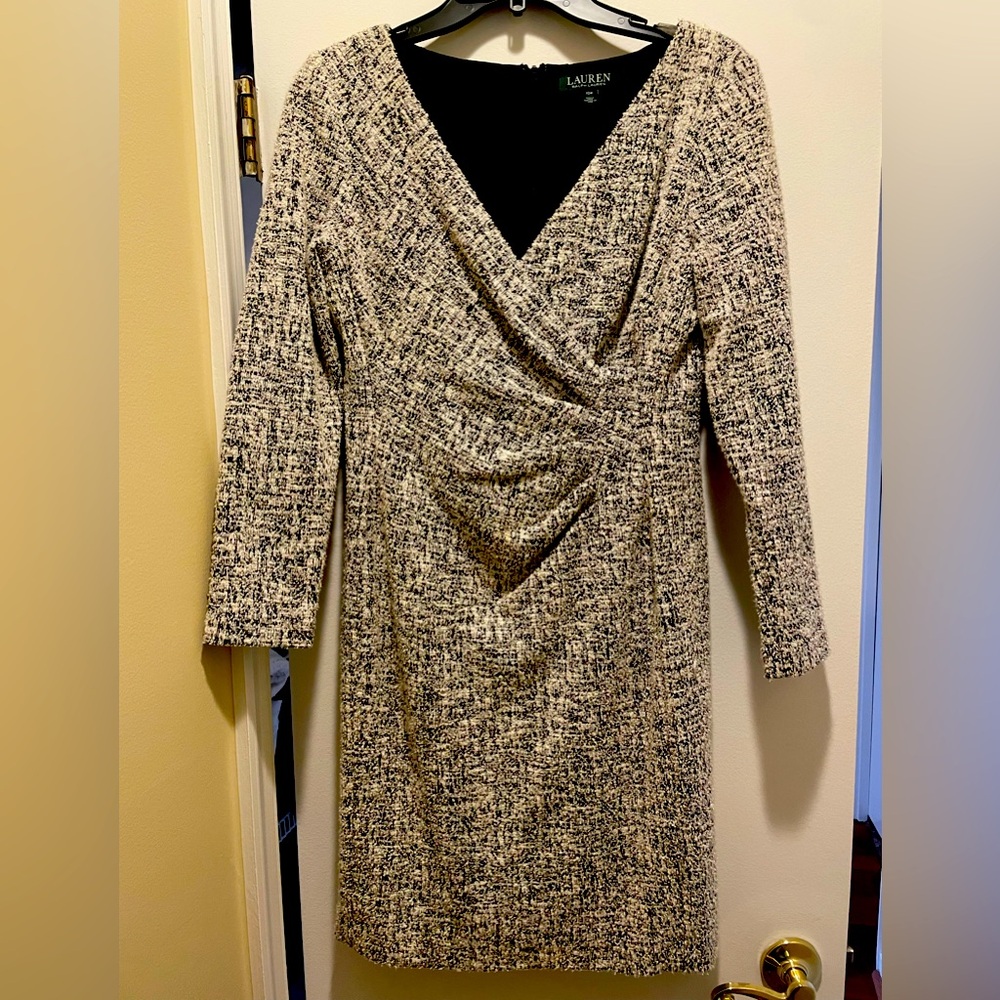 Lauren faux wrap dress